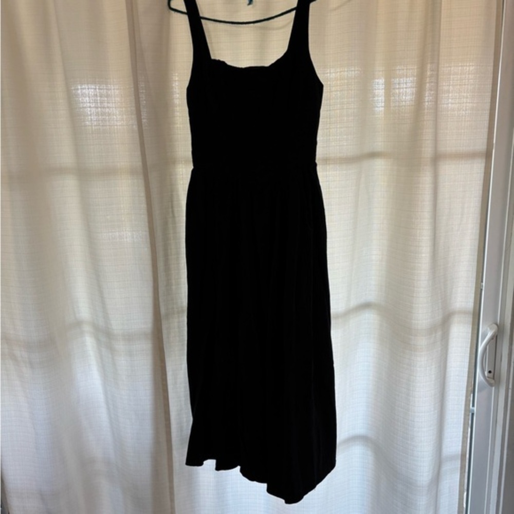 Commense Classic Black Midi Dress size S